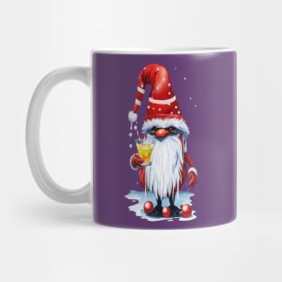 Norwegian Gnome Holding A Hot Toddy Mug